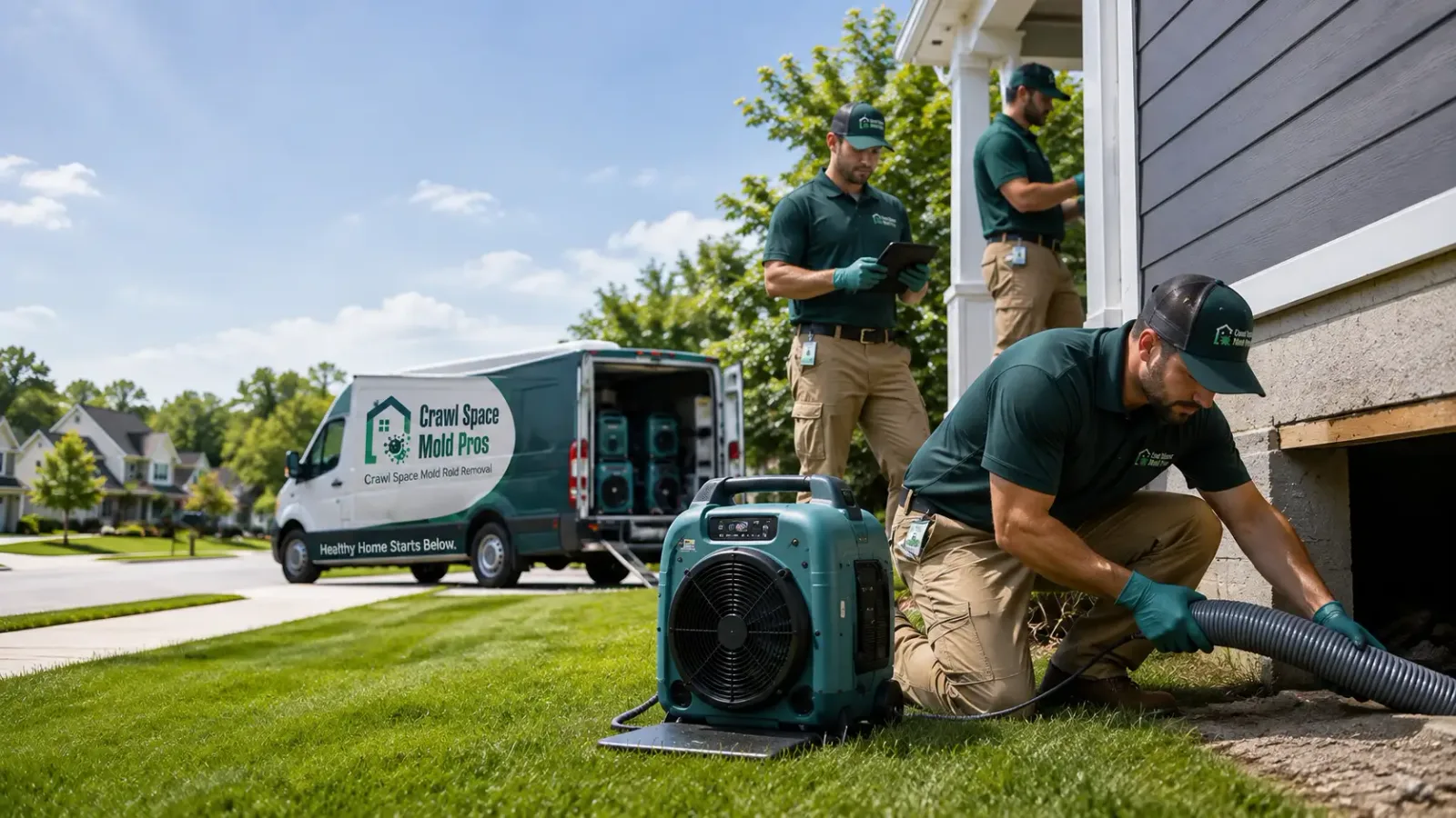 Crawl Space Mold Removal in Monroe, OR